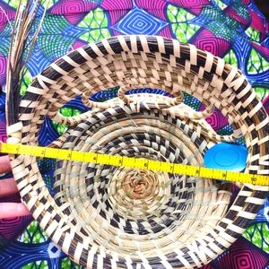 Authentic Gullah Geechee Made Sweetgrass Basket
